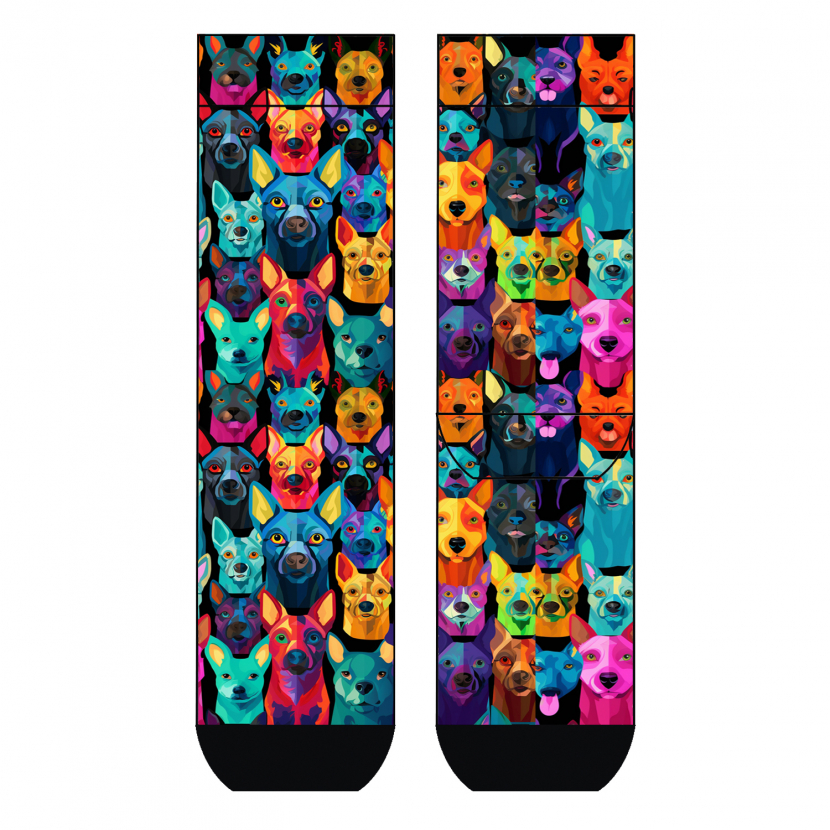 Cool 7 - Unisex One Size (41/46) - Print Socken - Runddruck Motiv: C5654